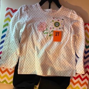 Little Me top and bottom set